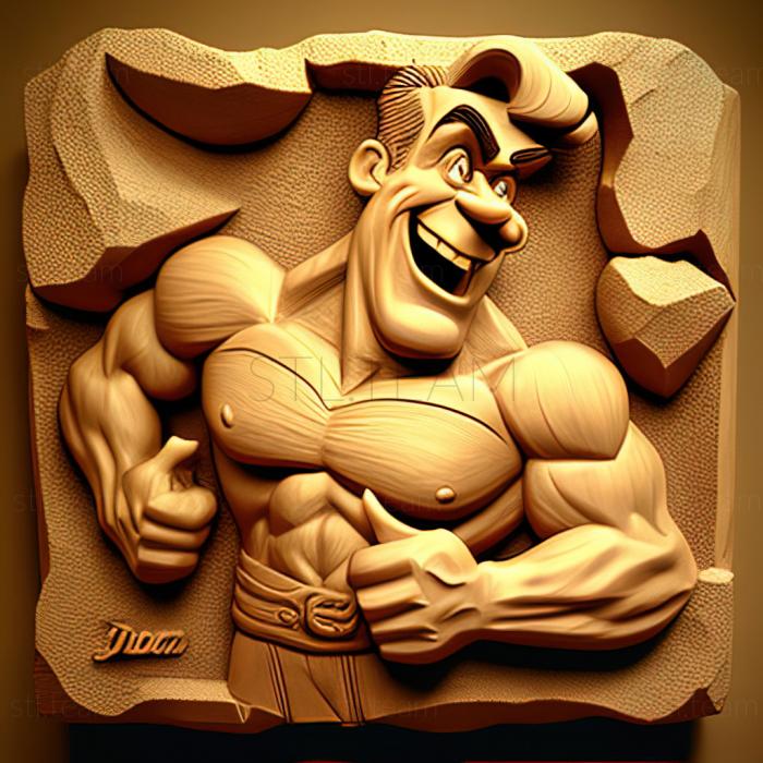 3D model st Frederick Fred Flintstone (STL)